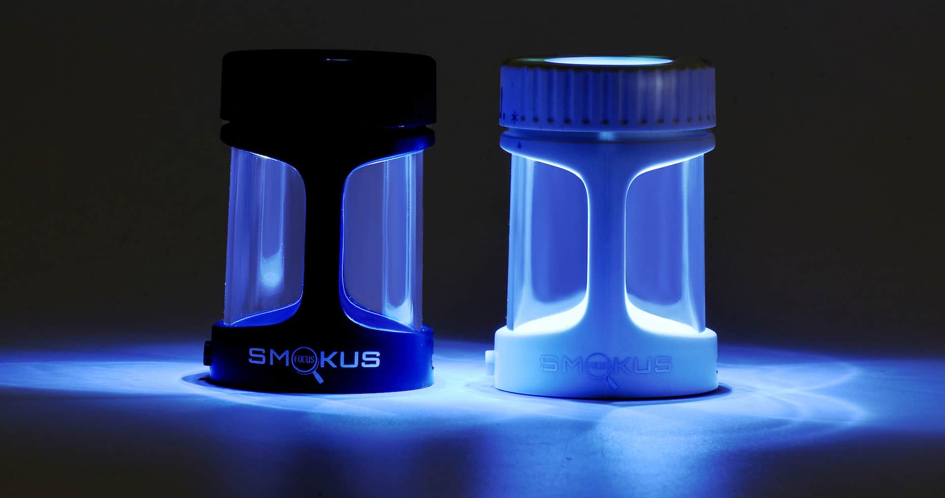 Eclipse Jar by Smokus Focus - Stash Jar with LED Magnification